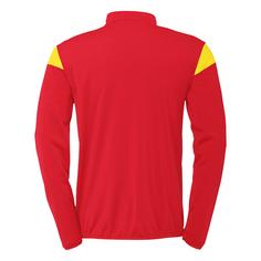 Rückansicht von Uhlsport Squad 27 Classic Trainingsjacke rot/limonengelb