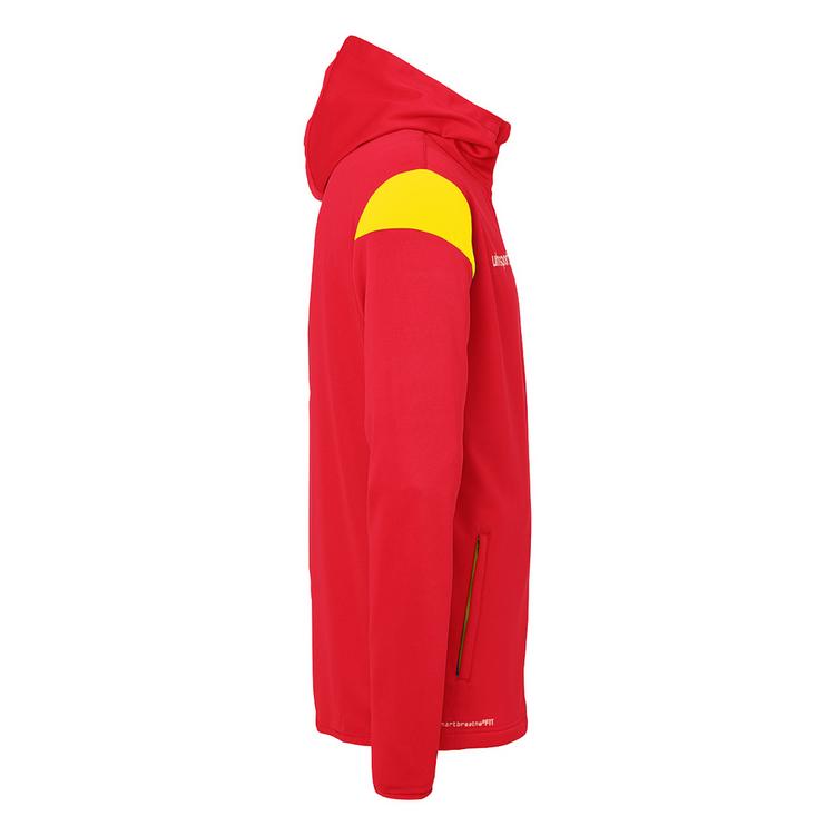 Uhlsport Uhlsport Squad 27 Track Hood Kapuzenjacke Kinder - rot/limonengelb - 0 | SportScheck