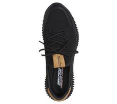 Rückansicht von Skechers BOBS GEO CITY DAPPER Sneaker Herren Schwarz