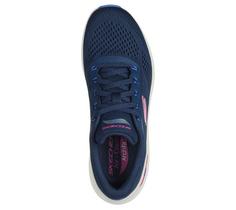 Rückansicht von Skechers ARCH FIT 2.0 BIG LEAGUE Sneaker Damen Marineblau / Pink / Blau