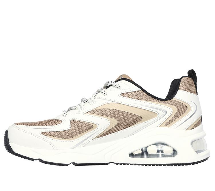 Skechers Skechers TRES-AIR UNO STREET FL-AIR Sneaker Damen - Wei&szlig; / Braun / Silber - 1 | SportScheck