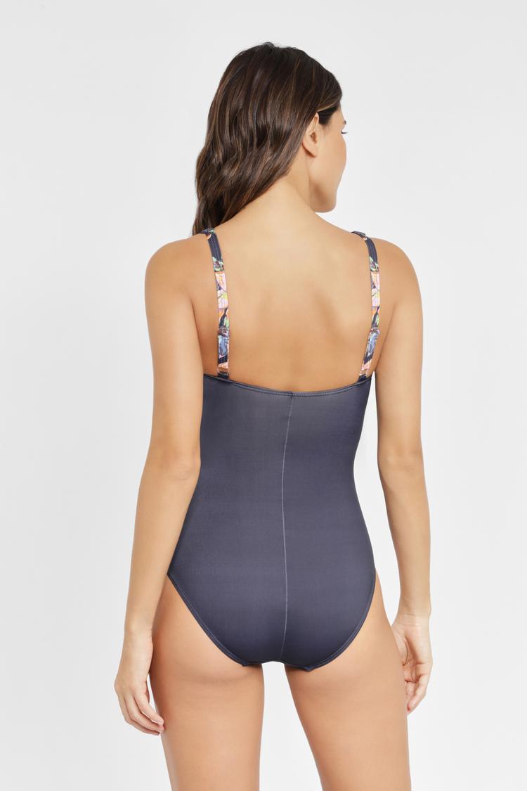 Lascana Lascana Badeanzug Badeanzug Damen - anthrazit - 3 | SportScheck