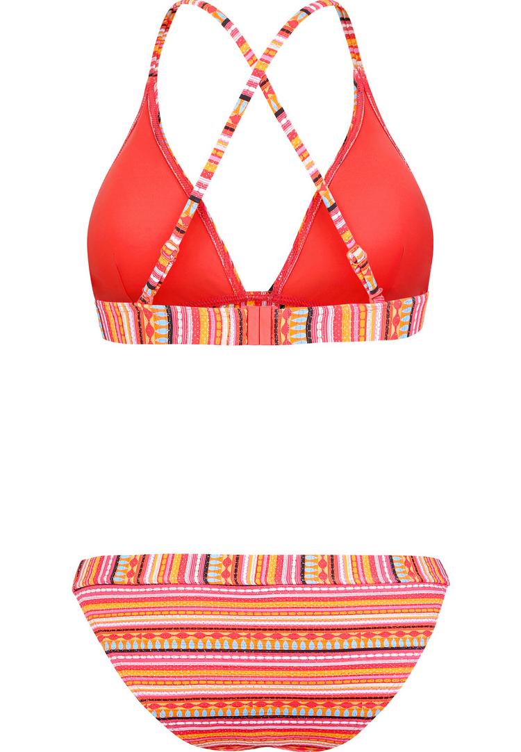 Lascana Lascana Triangel-Bikini Bikini Set Damen - orange-gestreift - 0 | SportScheck