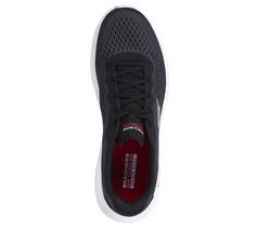 Rückansicht von Skechers GO RUN 7.0 Sneaker Herren Dunkelgrau / Schwarz