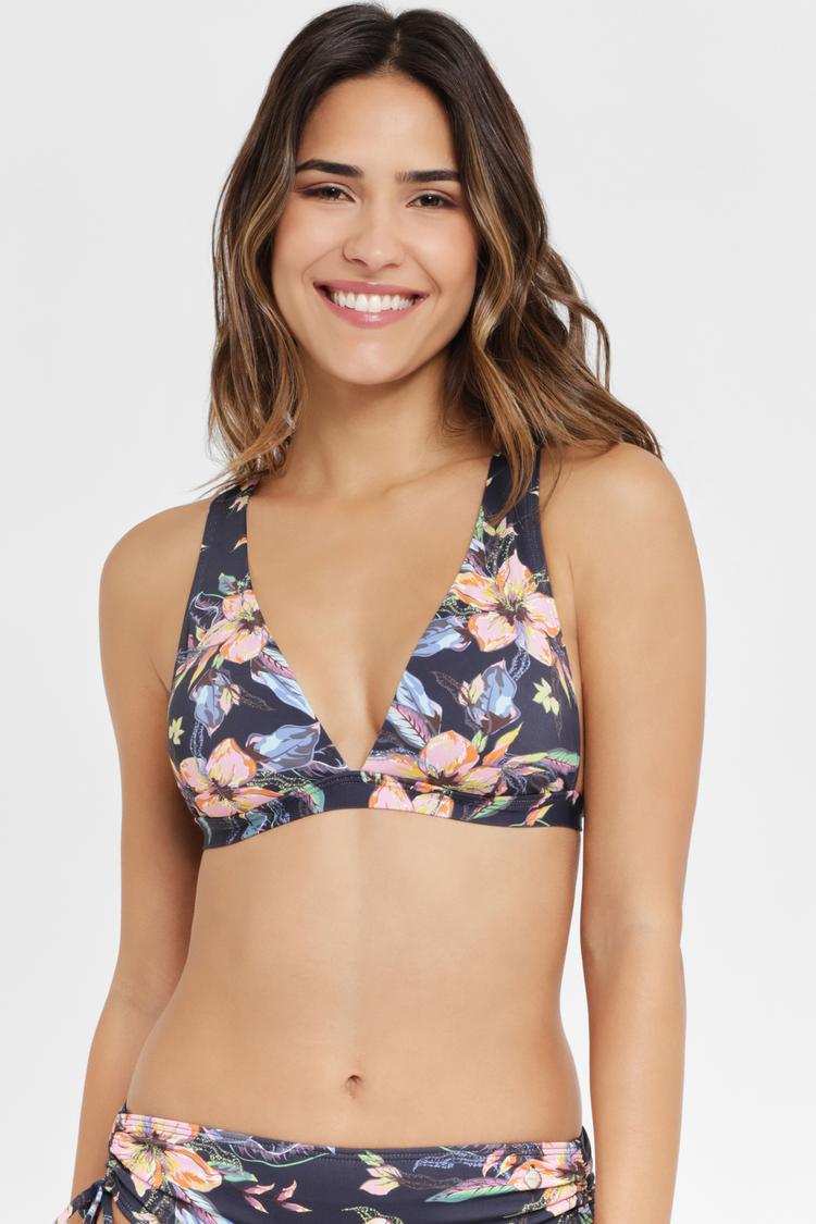 Lascana Lascana Triangel-Bikini-Top Bikini Oberteil Damen - anthrazit - 3 | SportScheck