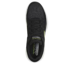 Rückansicht von Skechers SKECH-LITE PRO FAREGROVE Sneaker Herren Schwarz / Lime