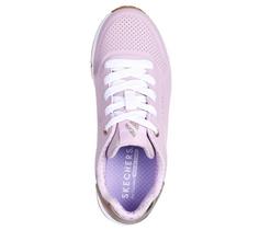 Rückansicht von Skechers UNO GEN1 SHIMMER AWAY Sneaker Kinder Pink