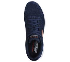 Rückansicht von Skechers SKECH-LITE PRO FAREGROVE Sneaker Herren Marineblau / Orange