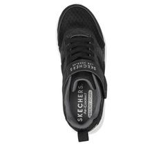 Rückansicht von Skechers UNO LITE ZELTON Sneaker Kinder Schwarz / Weiß