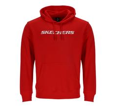 Skechers SKECHERS STRIKETHROUGH HOODIE Sweatshirt Herren Rot
