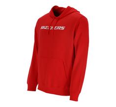 Rückansicht von Skechers SKECHERS STRIKETHROUGH HOODIE Sweatshirt Herren Rot