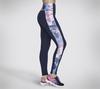 Skechers GOWALK SUMMER ROSE HW FL LEGGING Leggings Damen - Dunkelblau / Hellrosa