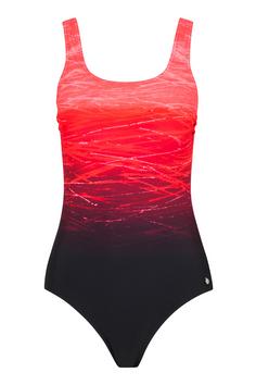 Lascana Badeanzug Badeanzug Damen rot-bedruckt