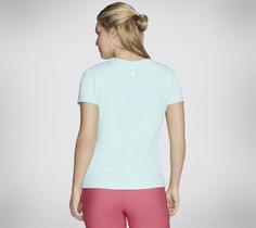 Rückansicht von Skechers GODRI SERENE VNECK TOP Tanktop Damen Hellblau