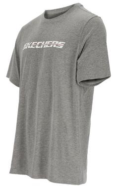 Rückansicht von Skechers SKECHERS STRIKETHROUGH TEE T-Shirt Herren Grau