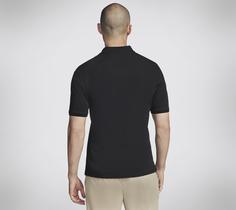 Rückansicht von Skechers SKECHERS OFF DUTY POLO Poloshirt Herren Schwarz