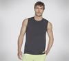 Skechers GODRI CHARGE MUSCLE TANK Tanktop Herren - Dunkelgrau / Schwarz