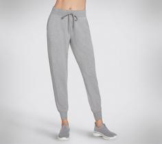 Rückansicht von Skechers SKECHLUXE RESTFUL JOGGER Trainingshose Damen Grau