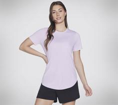 Skechers GODRI SWIFT TUNIC TEE T-Shirt Damen Pastelllila / Weiß