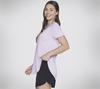 Skechers GODRI SWIFT TUNIC TEE T-Shirt Damen - Pastelllila / Wei&szlig;