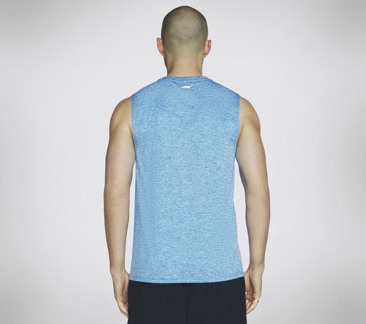 Skechers Skechers GODRI CHARGE MUSCLE TANK Tanktop Herren - Blau / Wei&szlig; - 0 | SportScheck