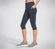 Skechers GOFLEX HW CAPRI Leggings Damen Dunkelblau