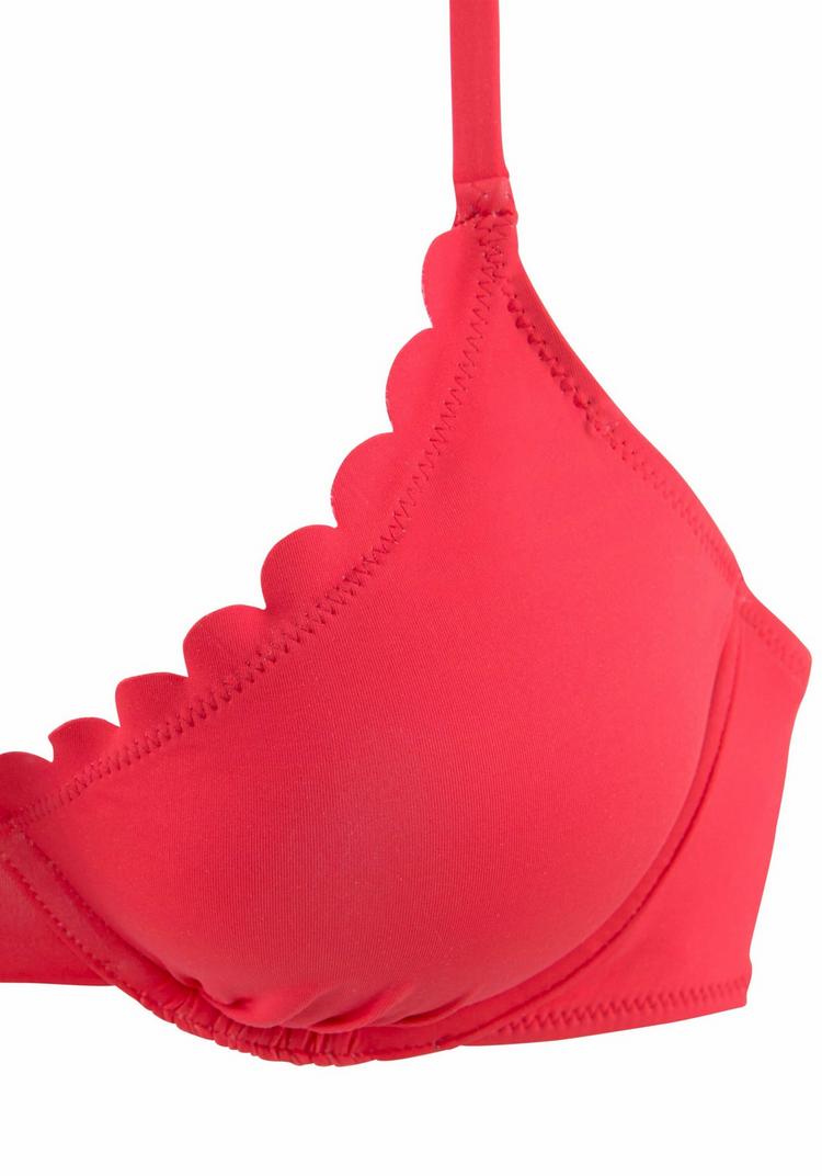 Lascana Lascana B&uuml;gel-Bikini-Top Bikini Oberteil Damen - rot - 9 | SportScheck