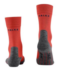 Rückansicht von Falke Laufsocken Herren electric orange (8192)