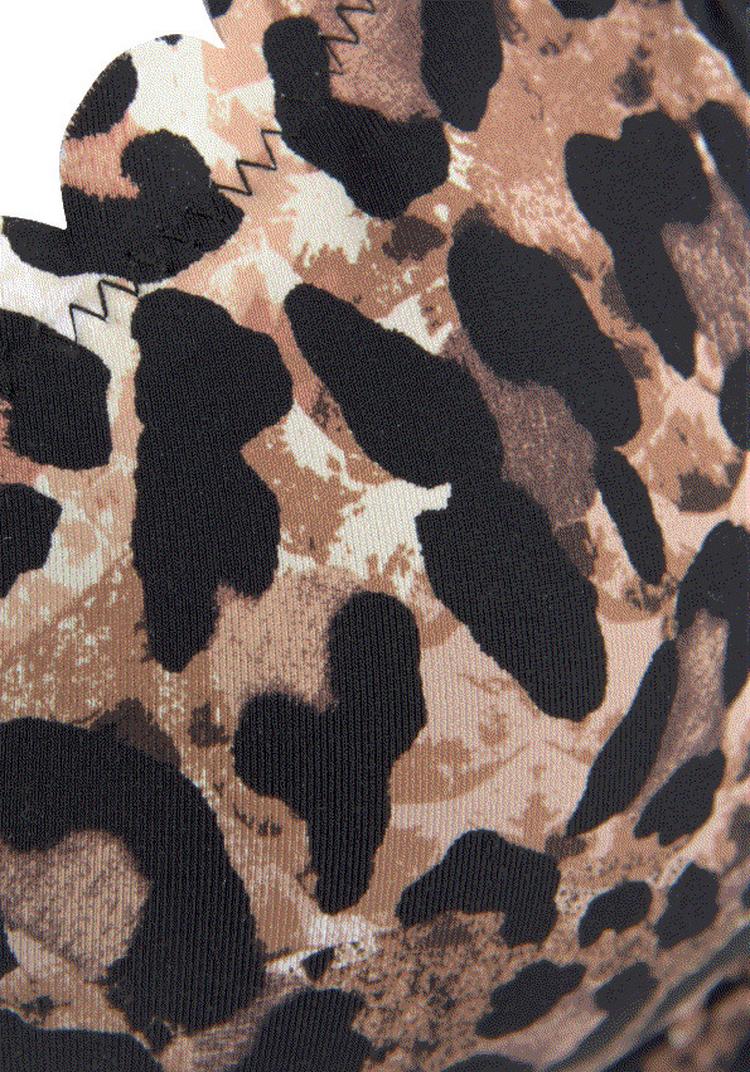 Lascana Lascana B&uuml;gel-Bikini-Top Bikini Oberteil Damen - braun-bedruckt - 3 | SportScheck