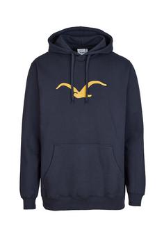 Cleptomanicx Mowe Hoodie Herren Sky Captain/Golden Yellow