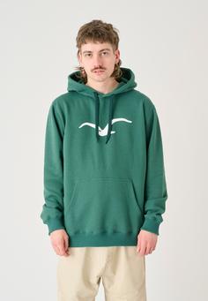 Rückansicht von Cleptomanicx Mowe Hoodie Herren Evergreen