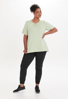 Rückansicht von Q by Endurance BREE MELANGE Funktionsshirt Damen 3119 Sea Foam