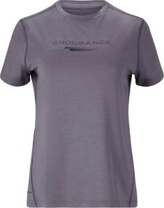 Endurance WANGE MELANGE Printshirt Damen 1117 Shark