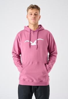 Rückansicht von Cleptomanicx Mowe Hoodie Herren Hawthorne Rose