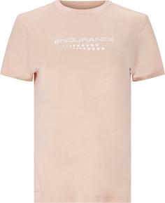 Endurance WANGE MELANGE Printshirt Damen 4179 Dusty Peach