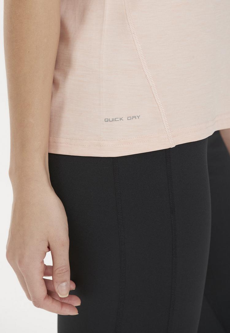 Endurance Endurance WANGE MELANGE Printshirt Damen - 4179 Dusty Peach - 1 | SportScheck