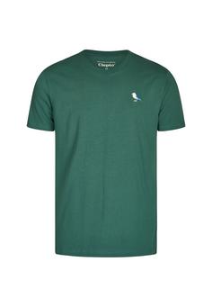 Cleptomanicx Embro Gull T-Shirt Herren Evergreen