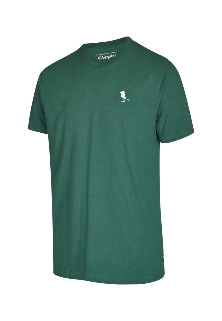 Cleptomanicx Cleptomanicx Embro Gull T-Shirt Herren - Evergreen - 0 | SportScheck