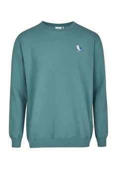 Cleptomanicx Embro Gull Sweatshirt Herren North Atlantic