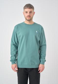 Rückansicht von Cleptomanicx Embro Gull Sweatshirt Herren North Atlantic