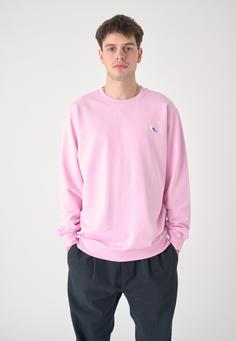 Rückansicht von Cleptomanicx Embro Gull Sweatshirt Herren Pastel Lavender