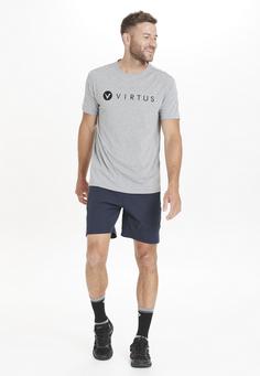 Rückansicht von Virtus EDWARDO Printshirt Herren 1038A Mid Grey Mel.