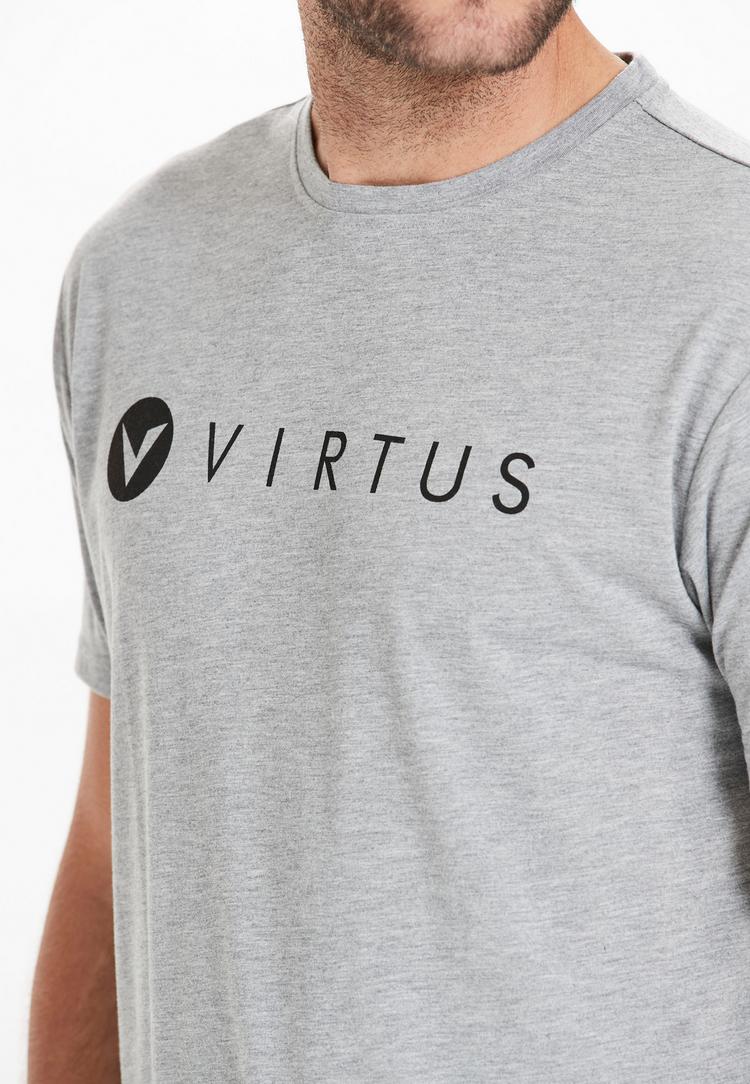 Virtus Virtus EDWARDO Printshirt Herren - 1038A Mid Grey Mel. - 1 | SportScheck