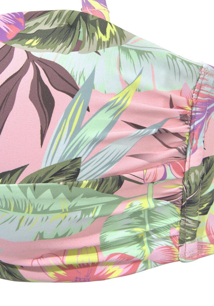 S.OLIVER S.OLIVER B&uuml;gel-Bandeau-Bikini-Top Bikini Oberteil Damen - rose-bedruckt - 4 | SportScheck