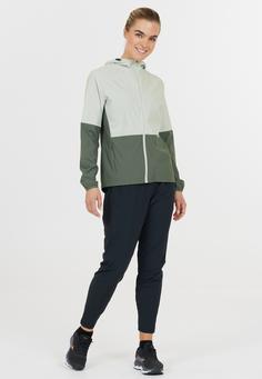 Rückansicht von Endurance Laufenjacke Kinthar Trainingsjacke Damen 3183 Sky Gray