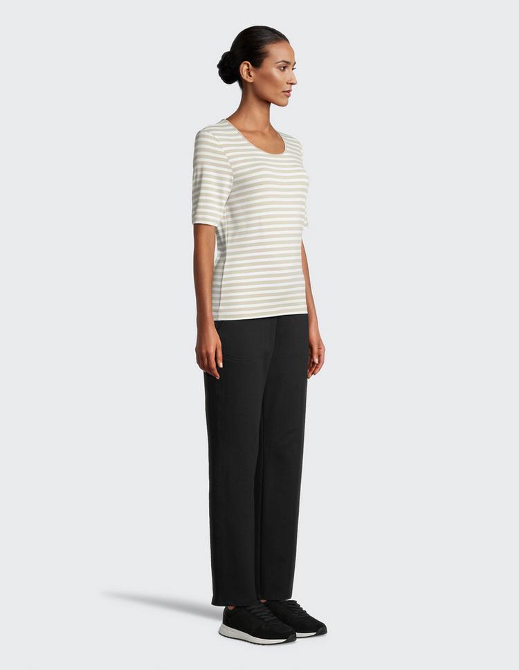 JOY sportswear JOY sportswear ALLISON T-Shirt Damen - sand stripes - 0 | SportScheck