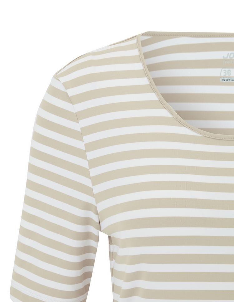 JOY sportswear JOY sportswear ALLISON T-Shirt Damen - sand stripes - 2 | SportScheck