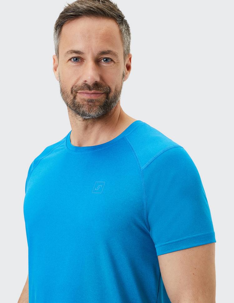 JOY sportswear JOY sportswear JULES T-Shirt Herren - deep burgundy melange - 13 | SportScheck