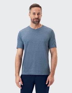 Rückansicht von JOY sportswear OLE T-Shirt Herren slate grey melange