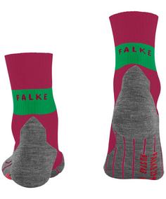 Rückansicht von Falke Laufsocken Damen red (8644)